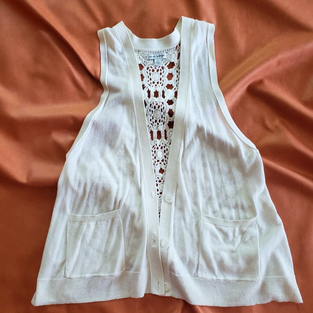 American Eagle Cotton Knit Vest
